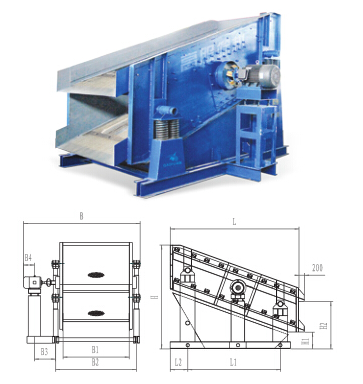 圓振動篩結構圖